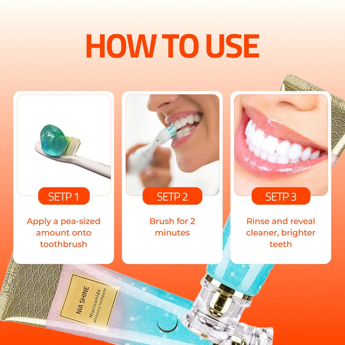 Nia Shine™ Niacinamide Whitening Toothpaste